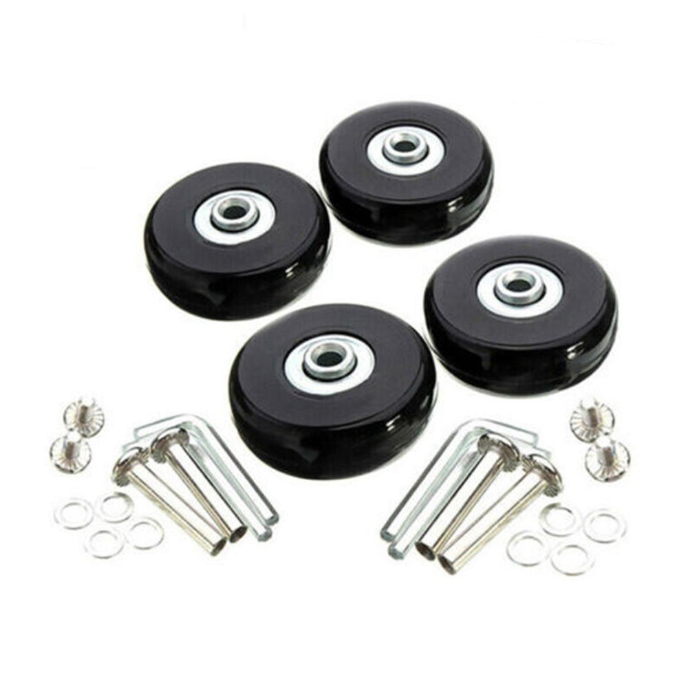 Silent Replacement Luggage Wheels - 57-59MM Durable Silent Dia40mm/50mm/60mm Suitcase Parts