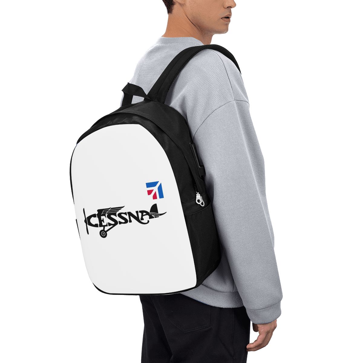 Backpacks - Cessna Logo Backpack Travel Notebook Bag