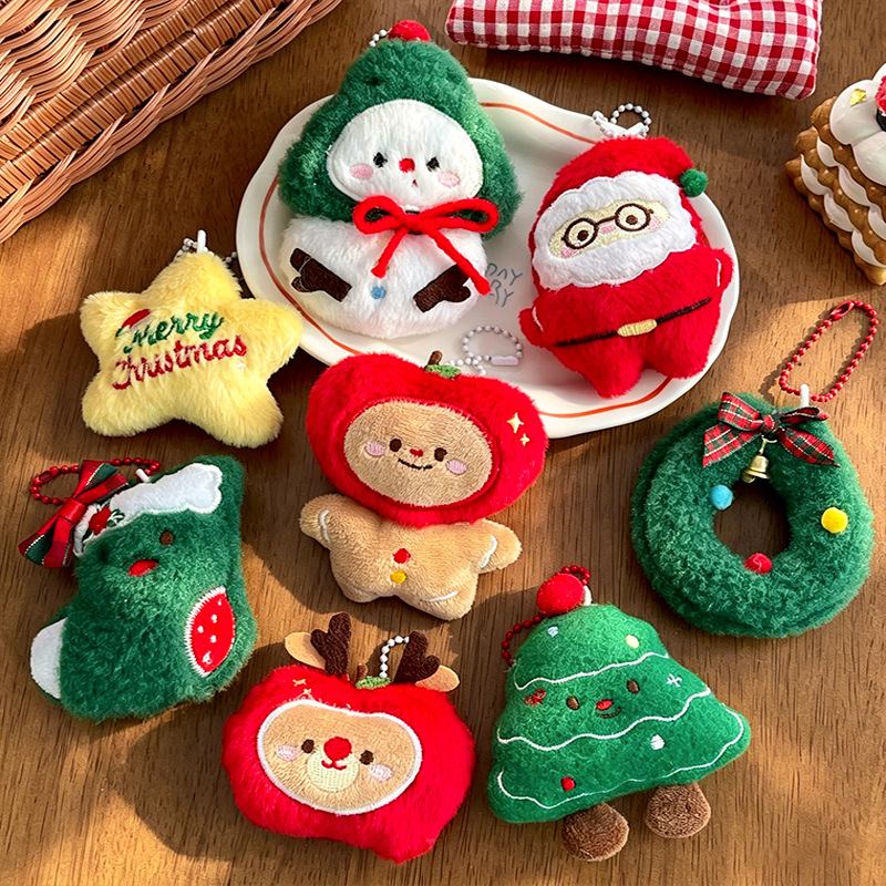 9pcs/Set Chrismas Plush Keycha - Backpacks recension och pris