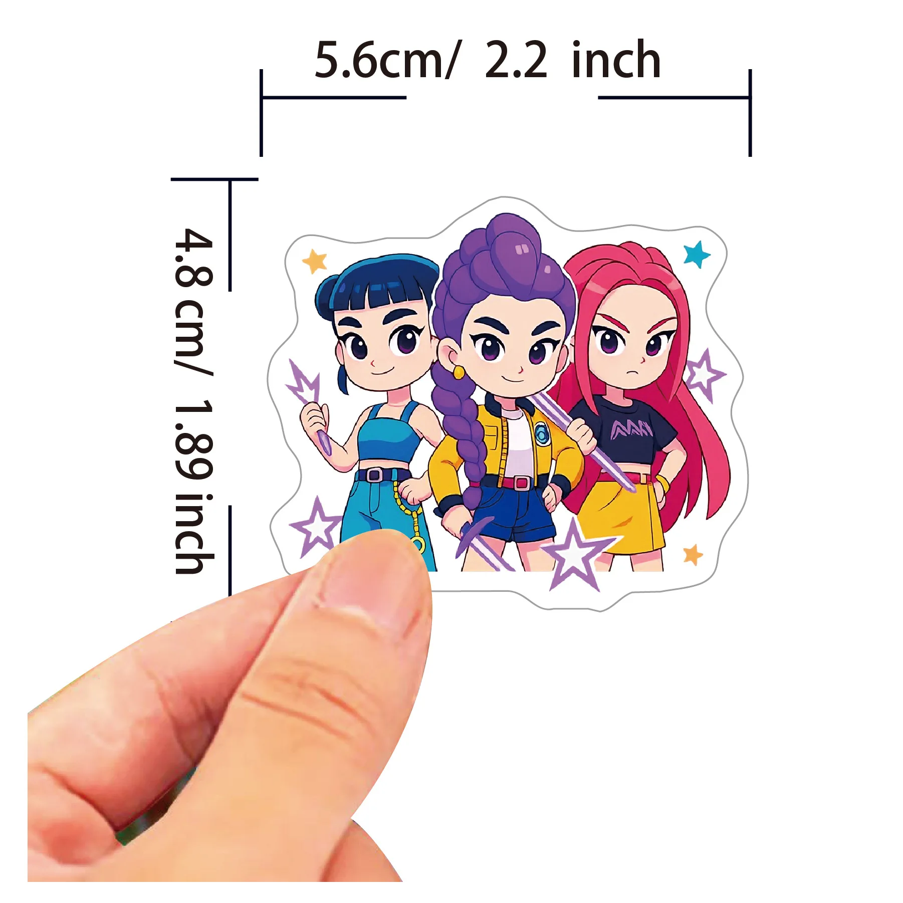 60Pcs Anime Girls Lumi Mila Zo - Luggage recension och pris