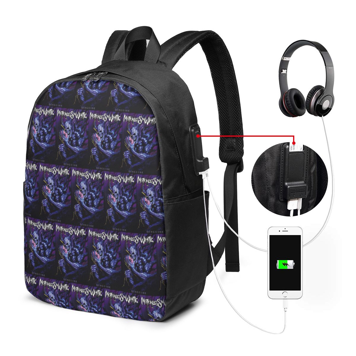 Motionless In White Backpack T - Backpacks recension och pris