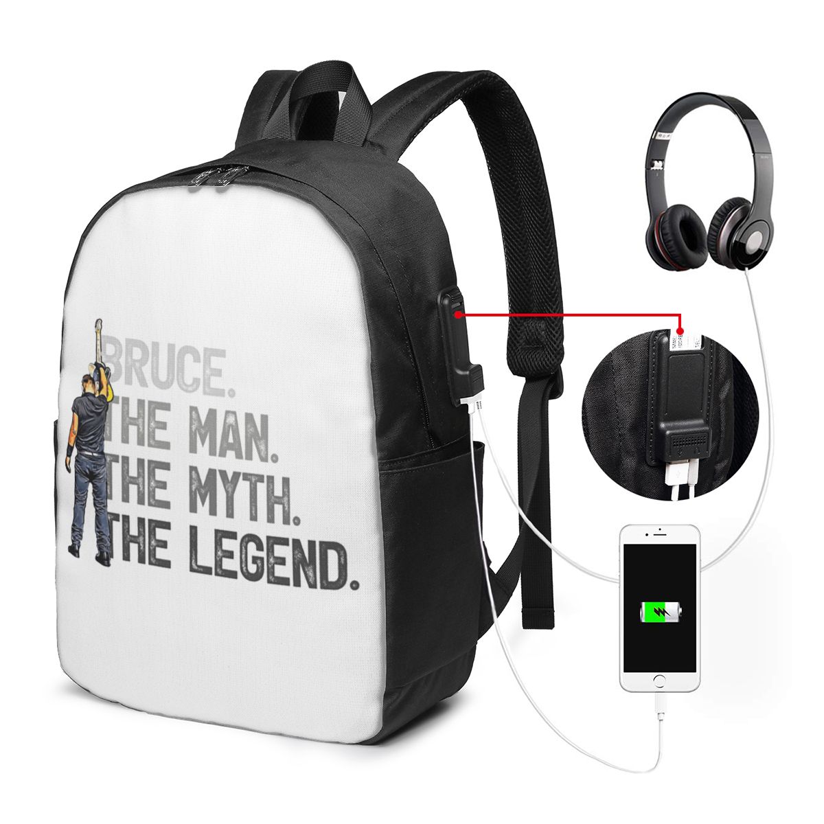 Bruce Springsteen Backpack Tra - Backpacks recension och pris