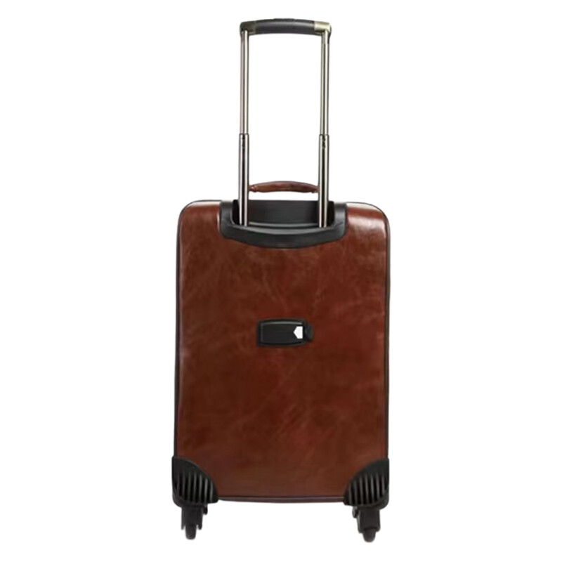 PREMIUM Leather Rolling Luggag - Spinner Wheel Rolling Suitcase 20 Inch recension och pris