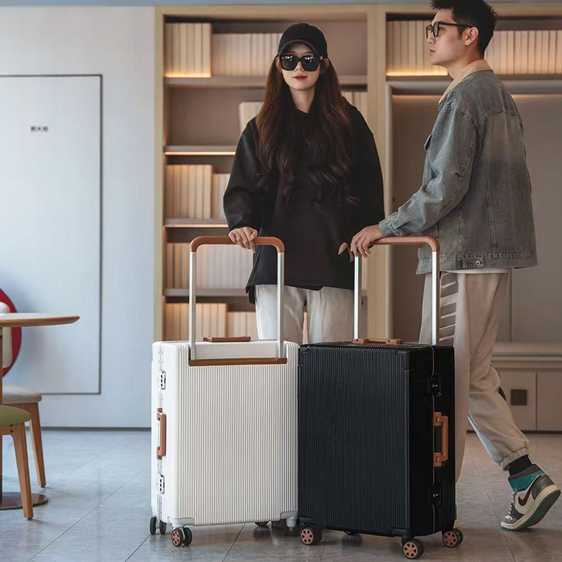 New Wide Trolley Case Luggage  - Aluminum Frame Carry On Luggage recension och pris