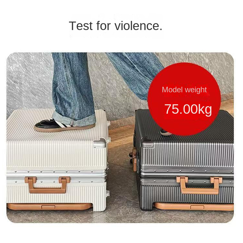 New Wide Trolley Case Luggage  - Aluminum Frame Carry On Luggage recension och pris