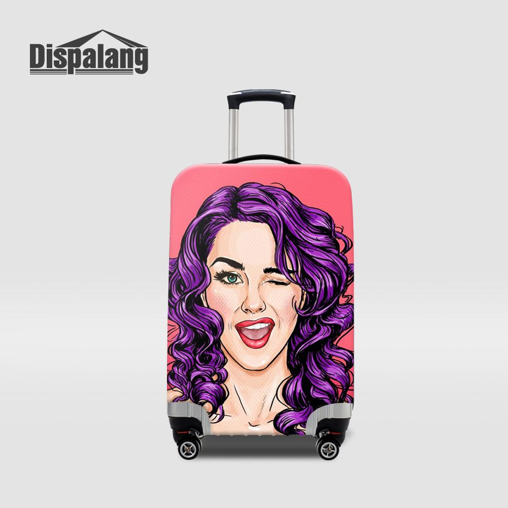 Women's Custom Cartoon Print L - Waterproof Suitcase Cover Protector recension och pris