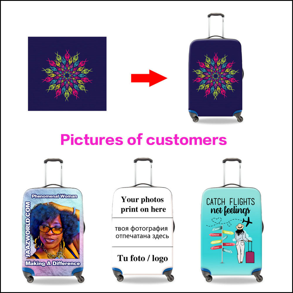 Women's Custom Cartoon Print L - Waterproof Suitcase Cover Protector recension och pris