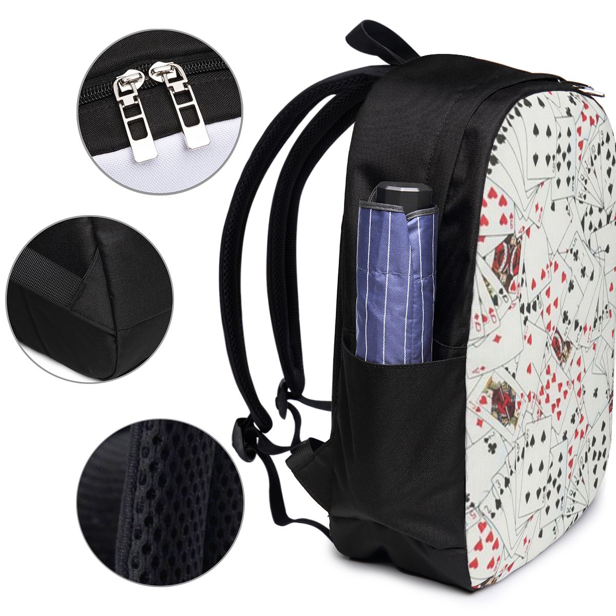 Playing Cards Poker Print Back - Travel Bags recension och pris