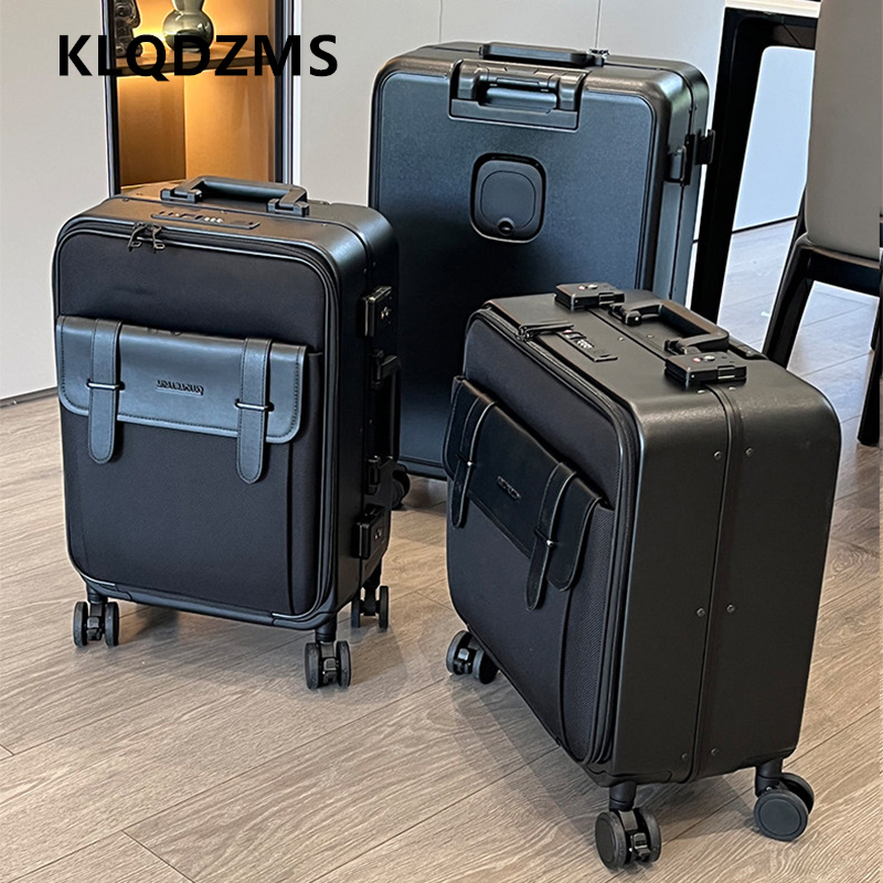 KLQDZMS Oxford Cloth Suitcase  - Spinner Wheel Rolling Suitcase 20 Inch recension och pris