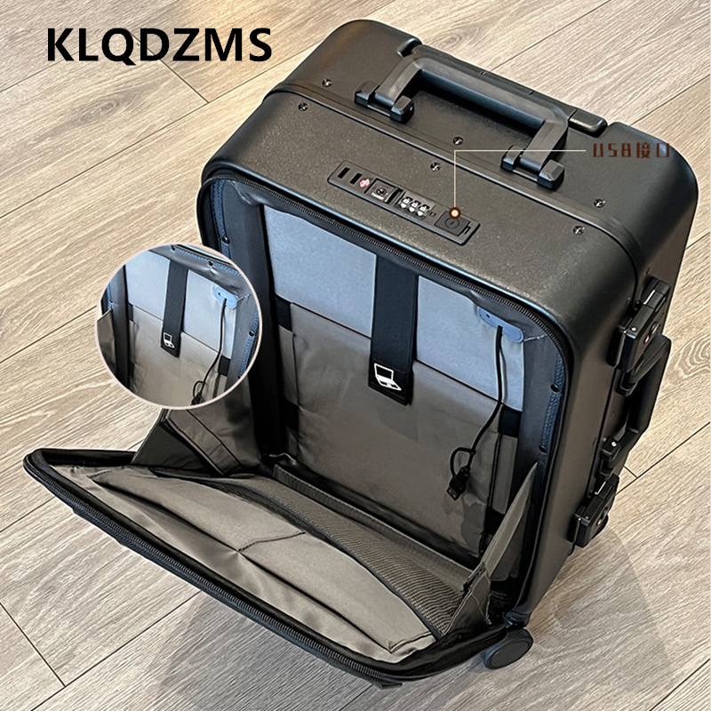 KLQDZMS Oxford Cloth Suitcase  - Spinner Wheel Rolling Suitcase 20 Inch recension och pris