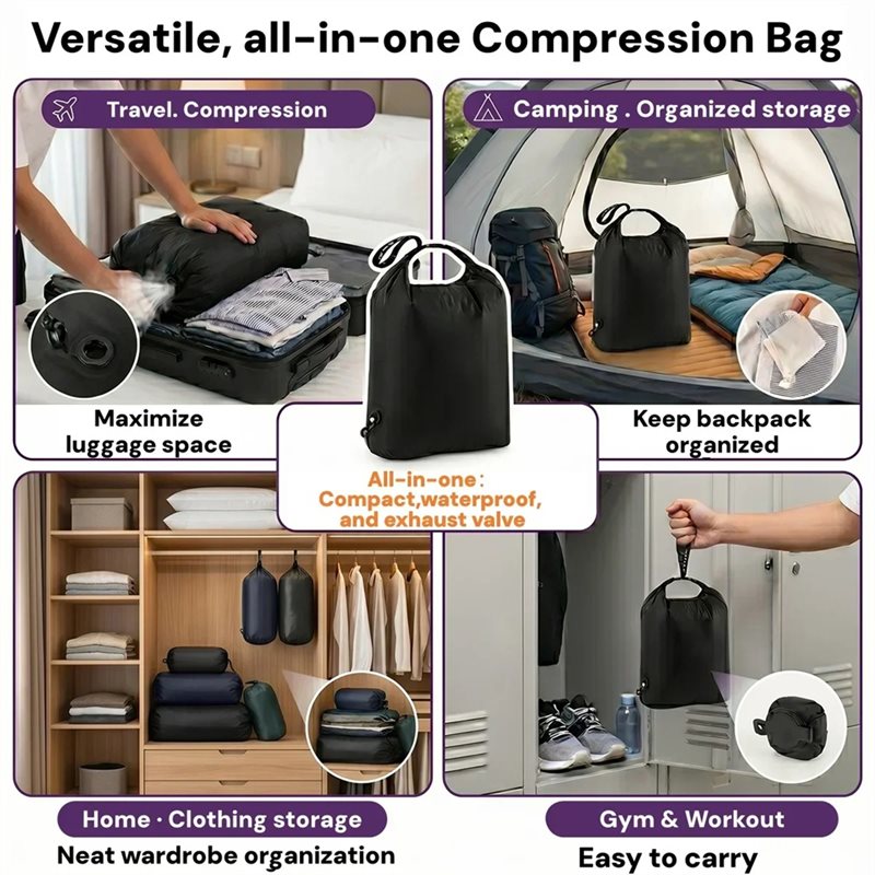 EYFL-24L Hand Roll Compression - Foldable Rolling Luggage Bag recension och pris