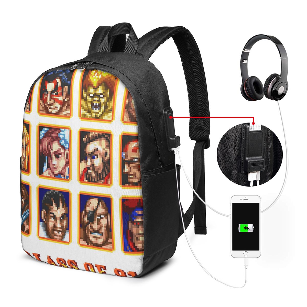 Defeated Portraits Super Stree - Backpacks recension och pris