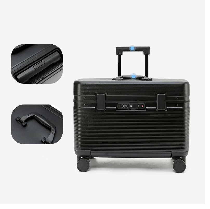 Bunnyfly Captain's Travel Case - Aluminum Frame Carry On Luggage recension och pris