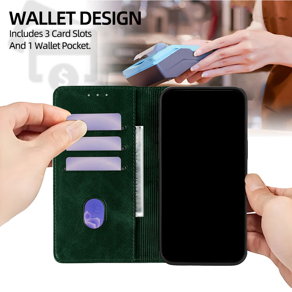 Magnetic Leather Floral patter - Wallets recension och pris