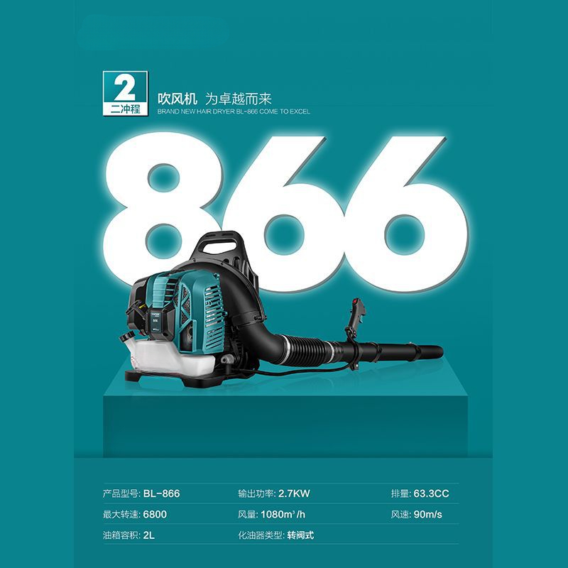 Two-stroke backpack hair dryer - Backpacks recension och pris
