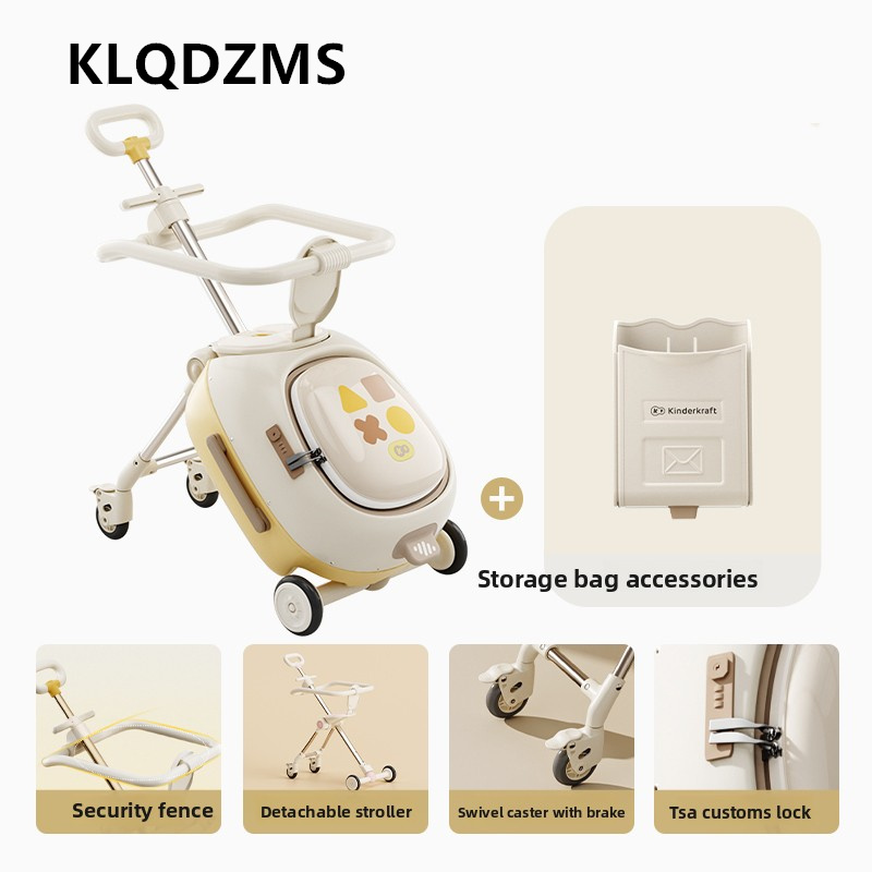 KLQDZMS ABS+PC Suitcase Childr - Spinner Wheel Rolling Suitcase 20 Inch recension och pris