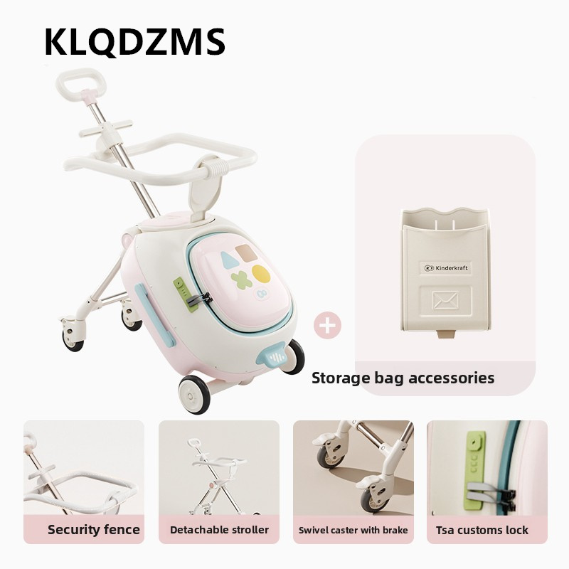 KLQDZMS ABS+PC Suitcase Childr - Spinner Wheel Rolling Suitcase 20 Inch recension och pris