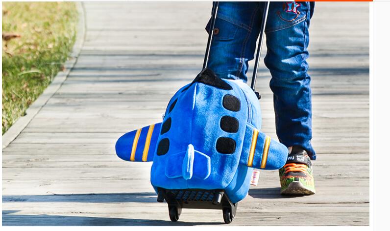 kid Rolling backpack for Schoo - Foldable Rolling Luggage Bag recension och pris