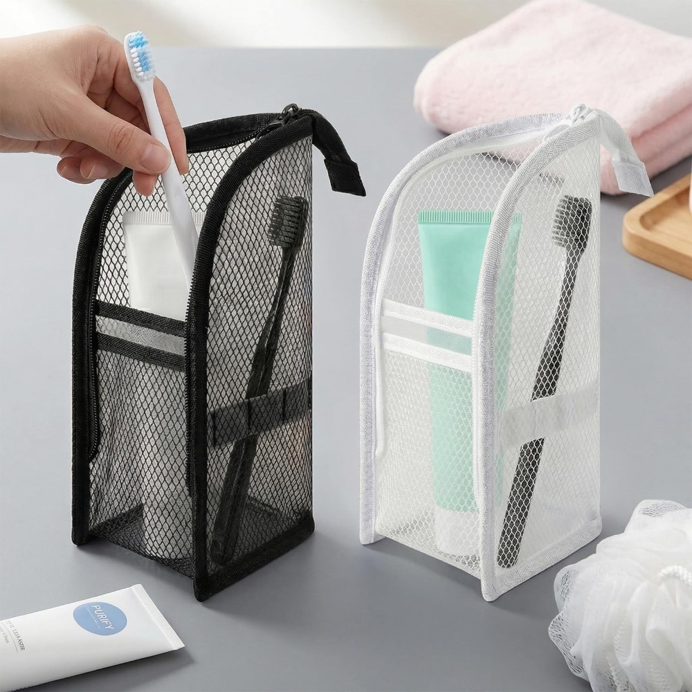 Mesh Toiletry Bag Breathable Q - Cosmetic Bags recension och pris
