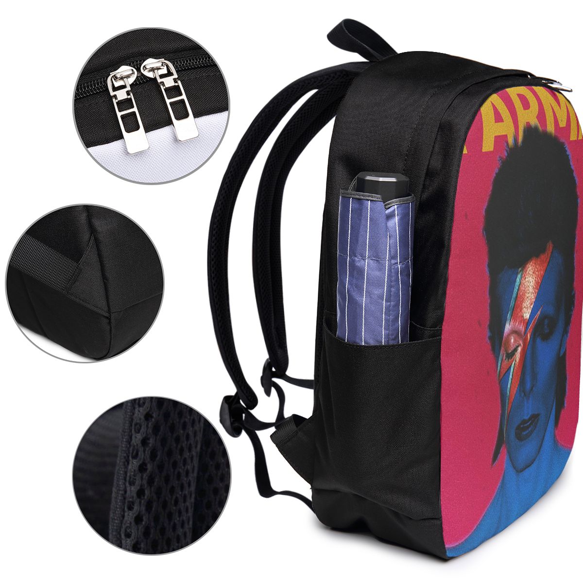 Davids Bowied Backpack Travel  - Backpacks recension och pris