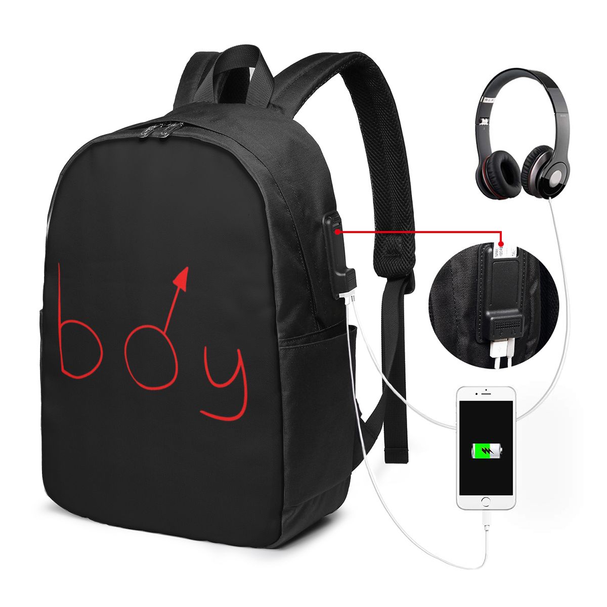 Boymoder Hat And Shirt Backpac - Travel Bags recension och pris