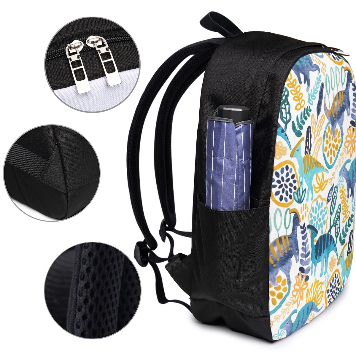 Gouache Parasaurolophuses Back - Travel Bags recension och pris