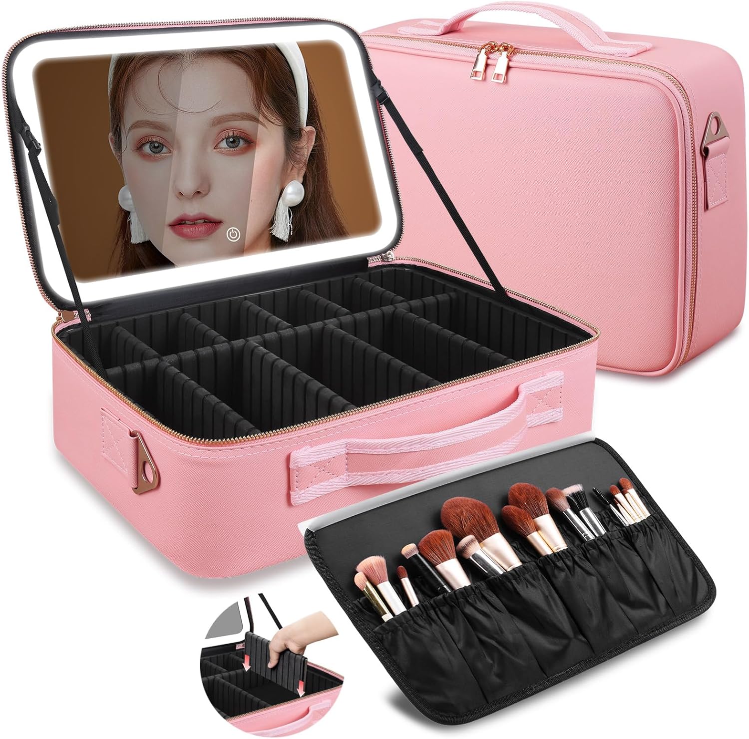 Large Capacity Makeup Bag 15'' - Cosmetic Bags recension och pris