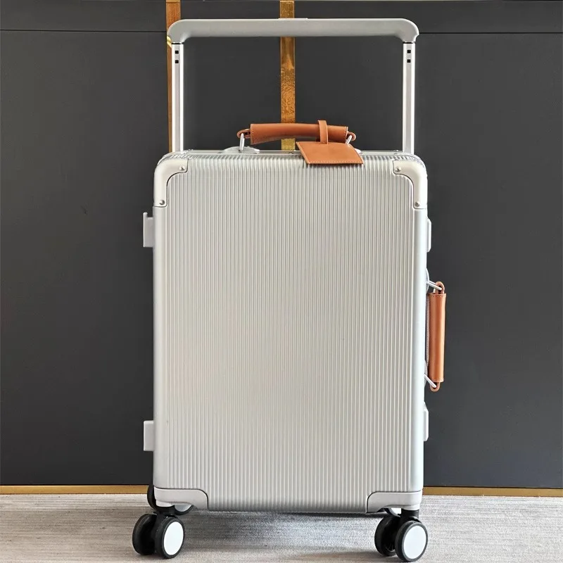 Suitcase Wide Handle Travel Su - Aluminum Frame Carry On Luggage recension och pris